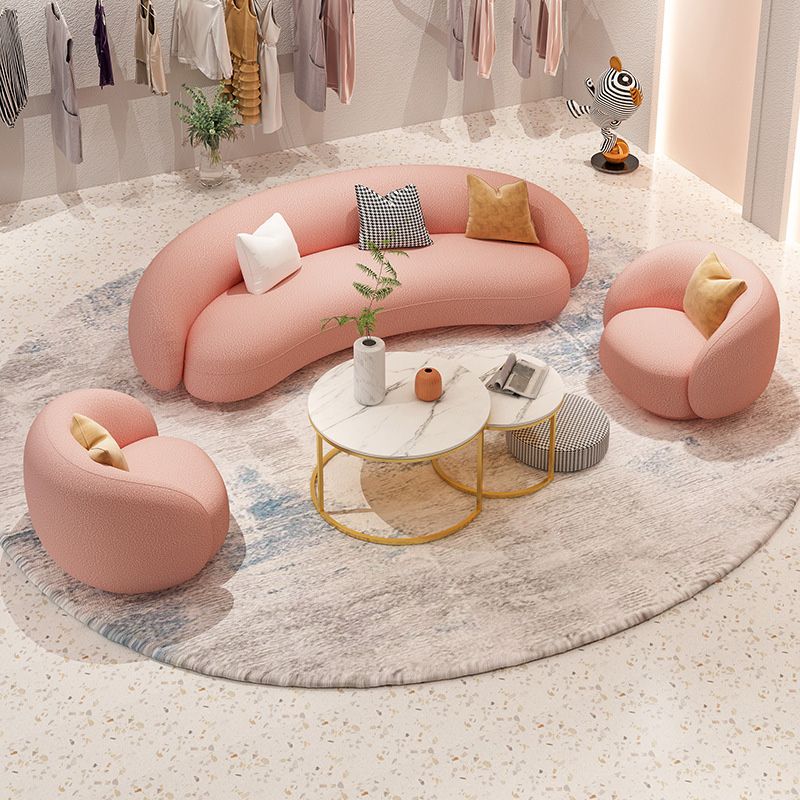 Tuxedo Arm Sofa with Pillows Cushions Standard Seating for Living Room