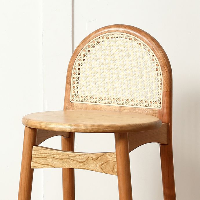 Modern Cherry Wood Counter Table 2/3 Pieces Bar Table Set for Balcony