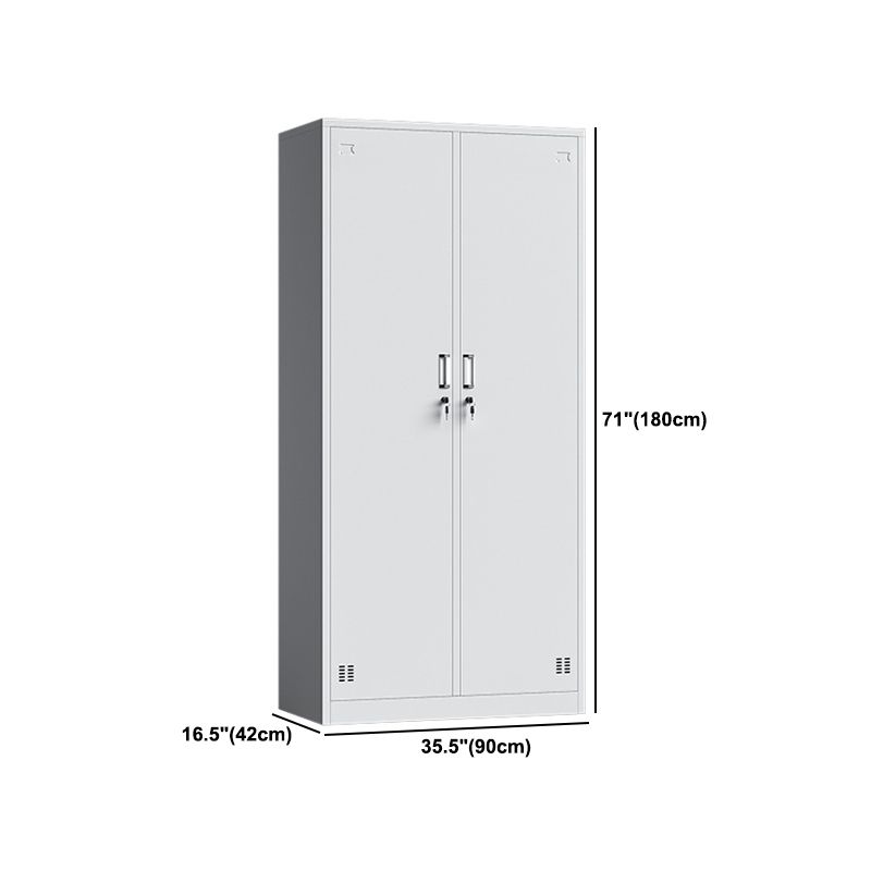 Modern Hinged Wardrobe Closet Metal Wardrobe Armoire for Bedroom