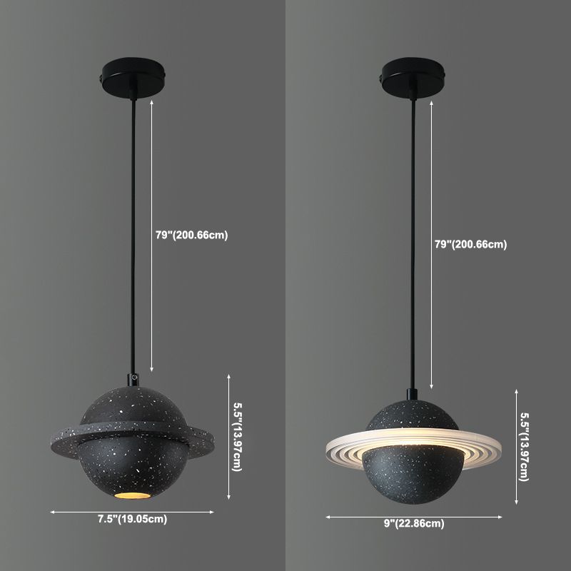 Bar de plafond suspendu de ciment moderne