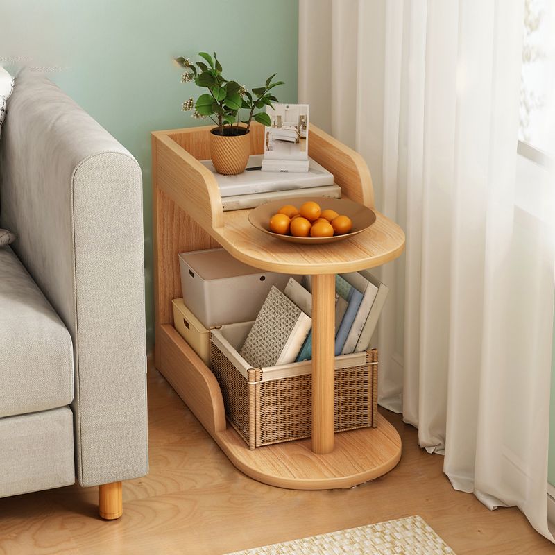 Modern Closed Back Book Shelf Wooden Bookcase for Living Room