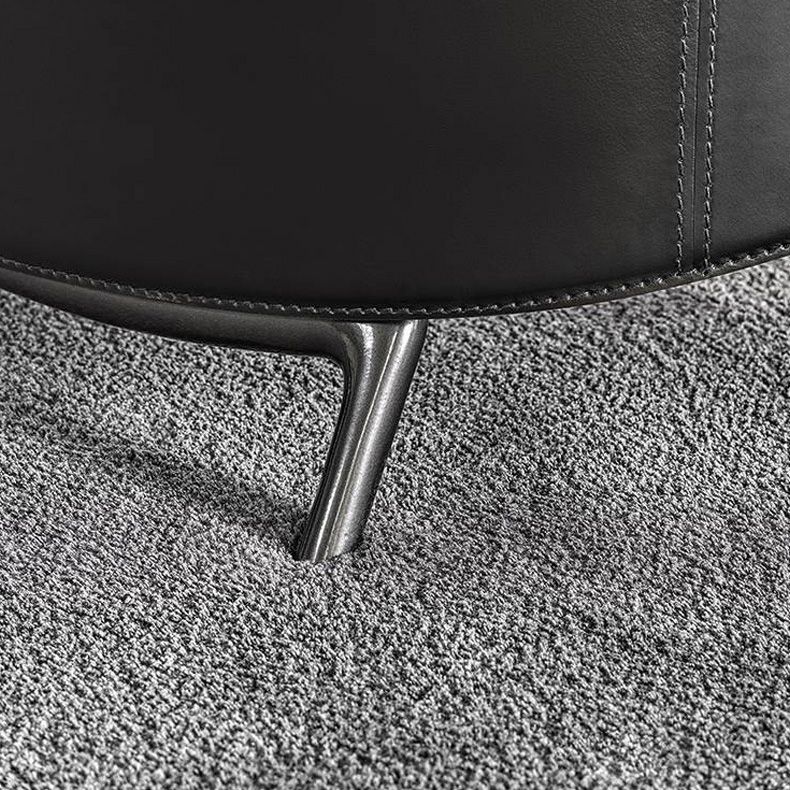 Basic Four Legs Lounge Chair Contemporary Solid Color Accent Armchair