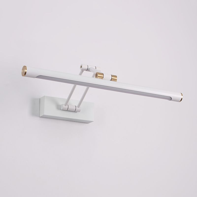 Lampe murale à LED en fer laqué dans la simplicité moderne