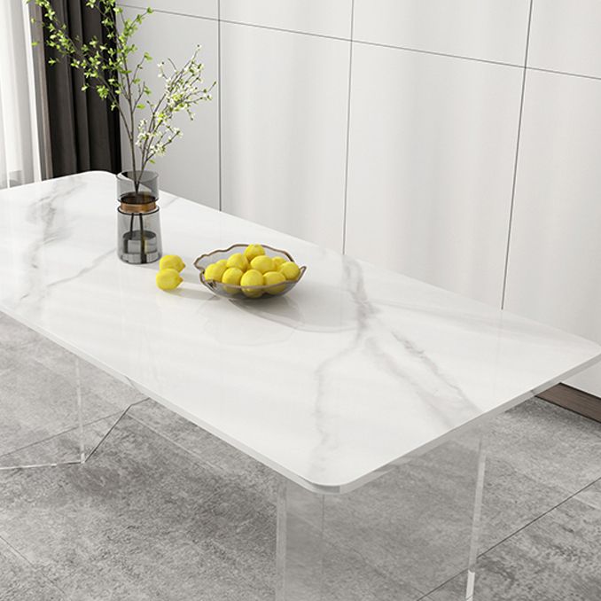Modern 1/2/5/7 Pieces Dining Set Rectangle Stone Dining Table for Dining Room