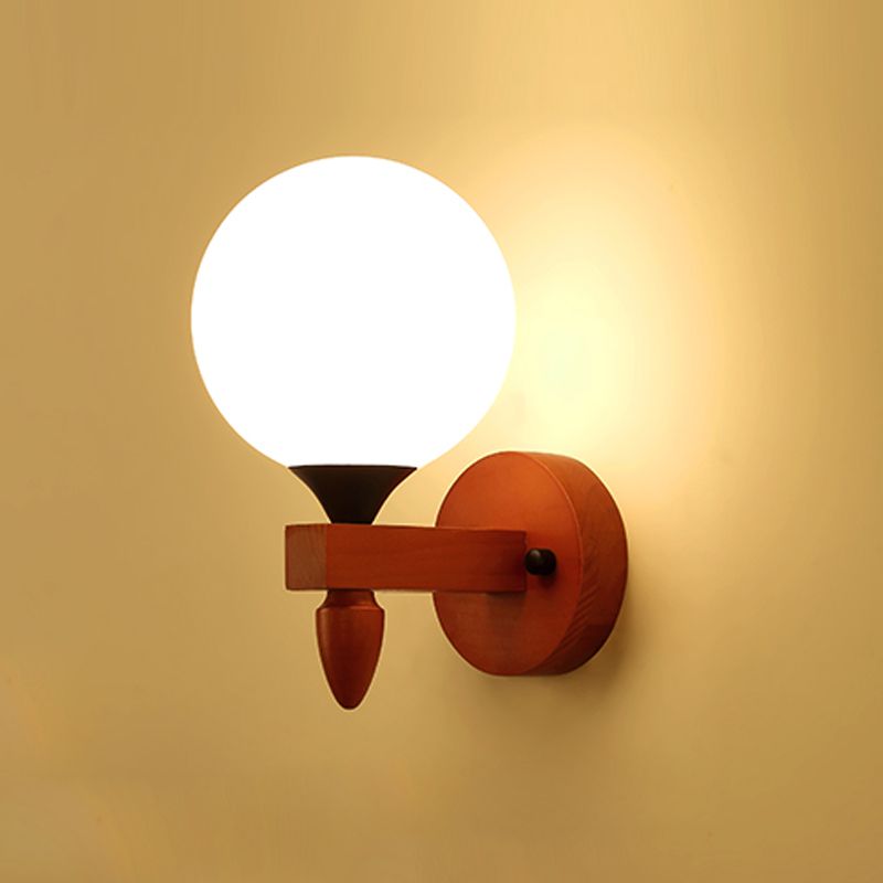 Sala de estar en una cabeza matriz de pared moderna lámpara montada en la pared