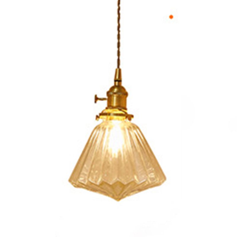 1 plafonnier léger des plafonniers créatifs moderne en verre pour le magasin de vêtements