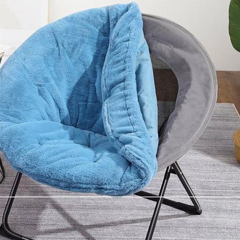 Nordic Armless with Black Legs Fixed Back Living Room Parsons Chair