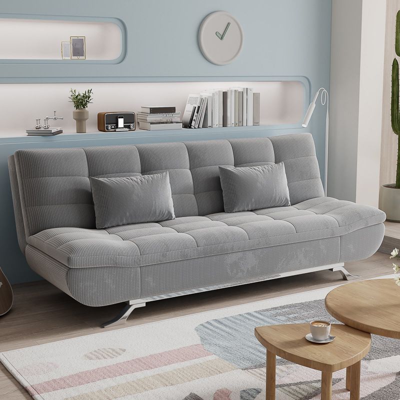 21" Wide Glam Sleeper Sofa Pillow Included Storage Sleeper Sofa