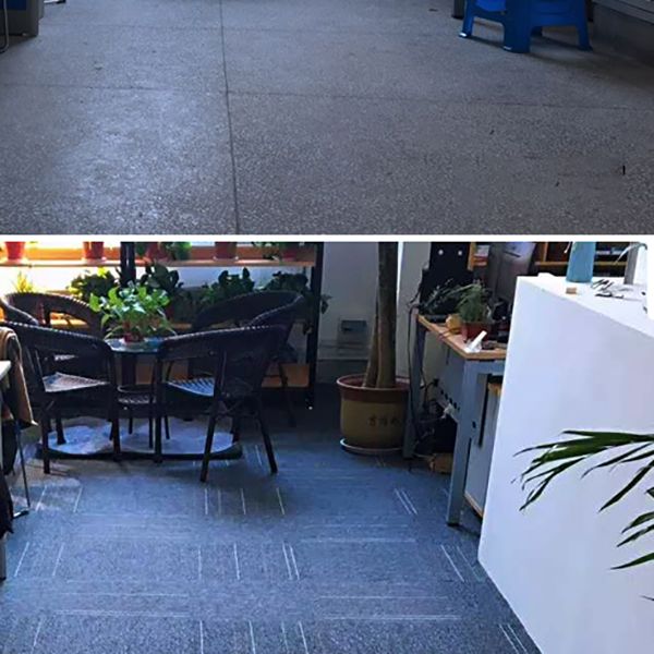 Indoor Carpet Tile Non-Skid Glue Down Install Carpet Tiles with Waterproof