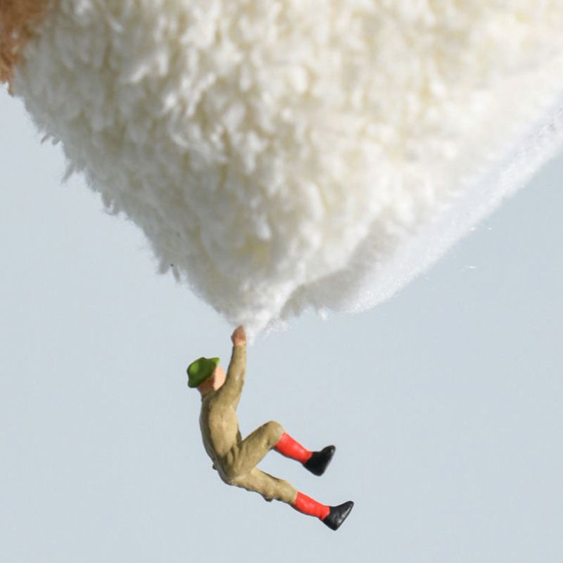 Yeollw Modern Rug Polyester Gradient Rug Washable Rug for Drawing Room