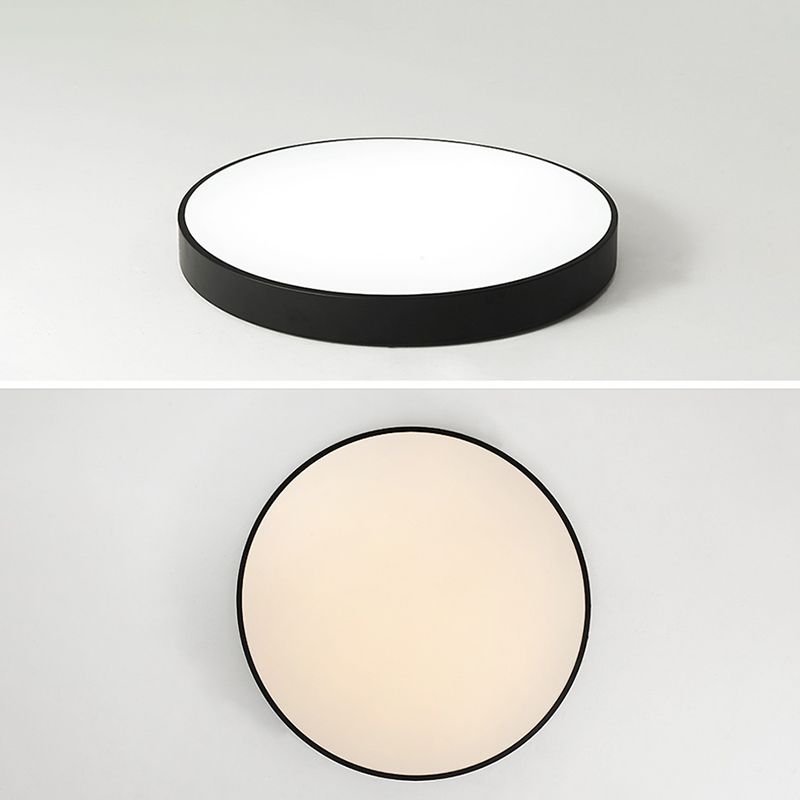 Runde Unterputz-Deckenleuchte, moderne Acryl-Unterputzleuchte