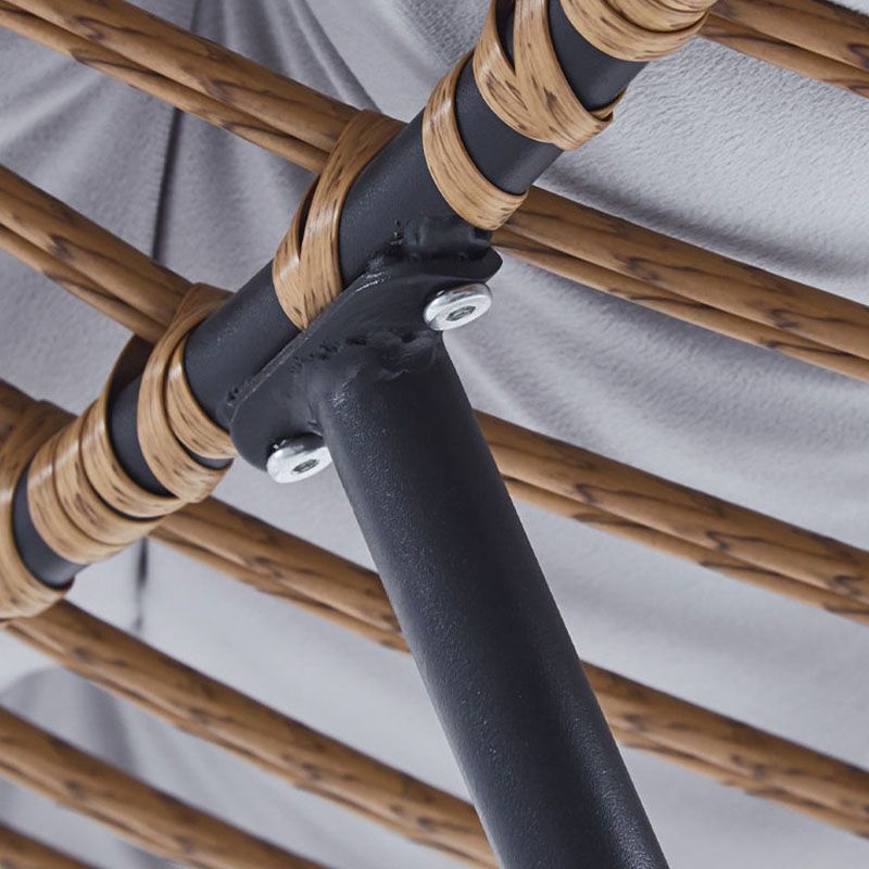 Contemporary Rocker Chair Upholstered Antique Finish Rocking Accent Chair