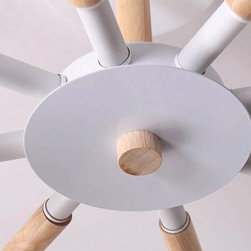 Gearceerde hangende kroonluchter simplistische metalen hanglampverlichting voor woonkamer