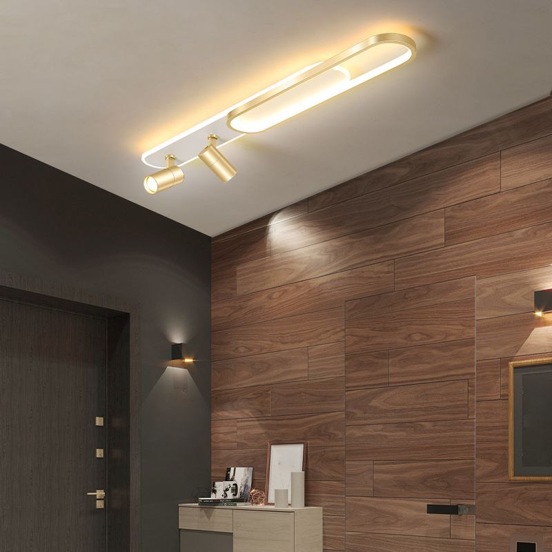 Ultra-dunne Lineaire Flush Mount Metal LED New Modern Flush Ceiling Light voor de Hallway