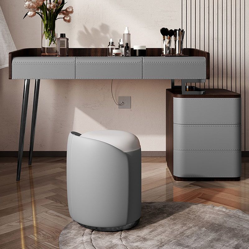 3 Drawer Dressing Table Storage Box with Makeup Table and Stool