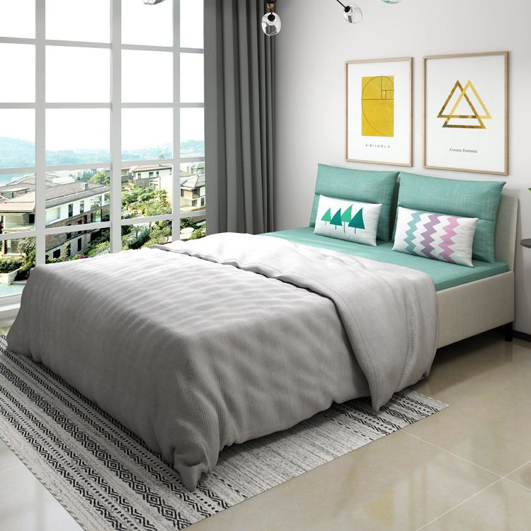 31.88" Wide Linen Sleeper Sofa Green Sofa Bed with Pillow Back