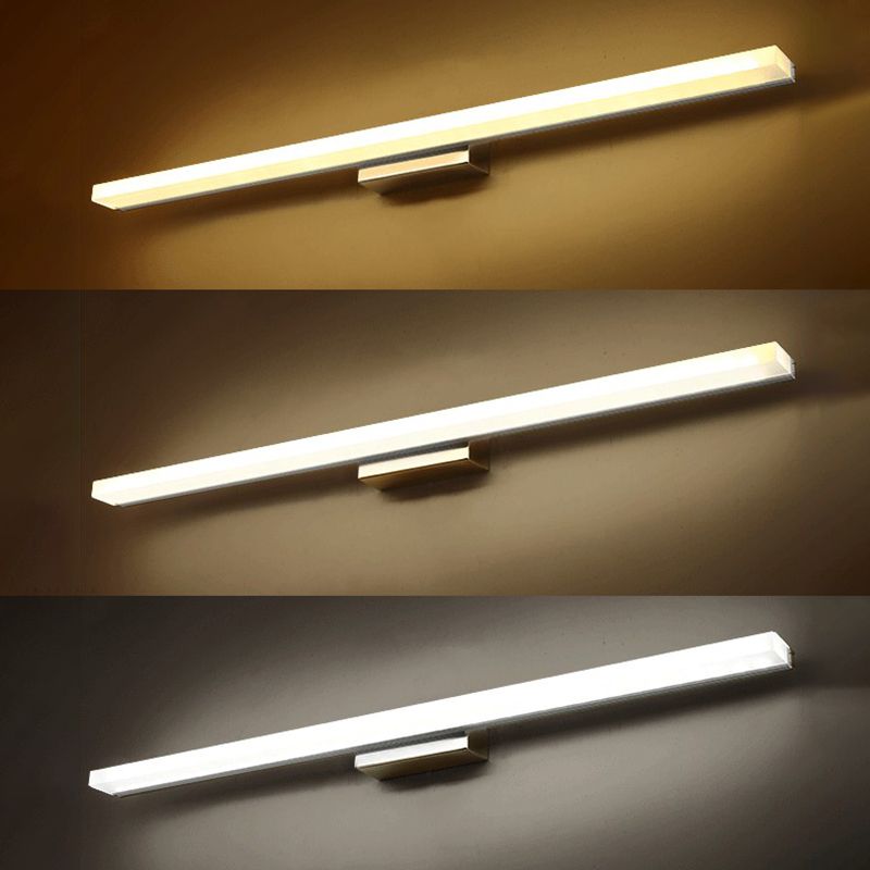 Modern Linear Vanity Wall Light Fixtures Acrylic Vanity Sconce