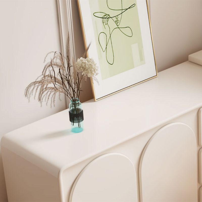Contemporary White Lighted Mirror Bedroom With Drawer Vanity Dressing Table