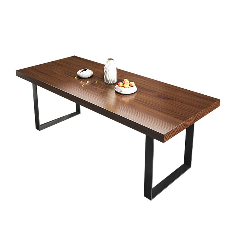 Industrial Rectangle Wood Dining Table 1/3/5/7 Pieces Dining Set for Dining Room