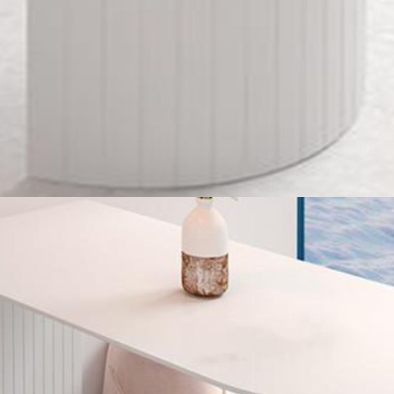 Modern Style Dining Table Double Pedestal Table for Dining Room