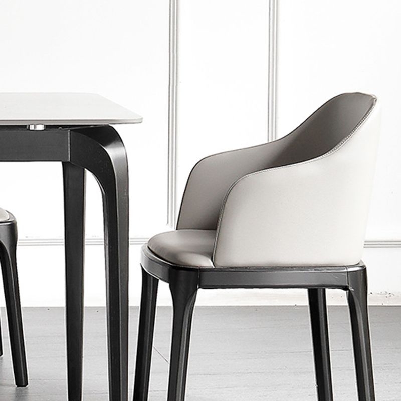 Modern 1/5 Pieces Dining Set Rectangle Stone Dining Table for Kitchen