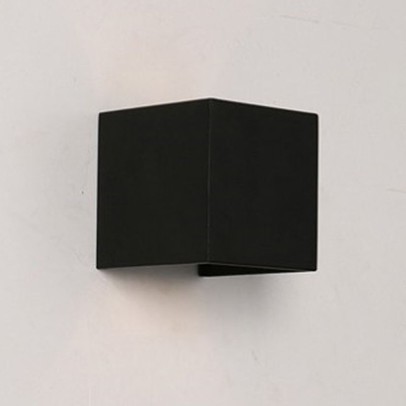 Square Wall Lighting Contemporary Metal 1 Light Wall Sconces