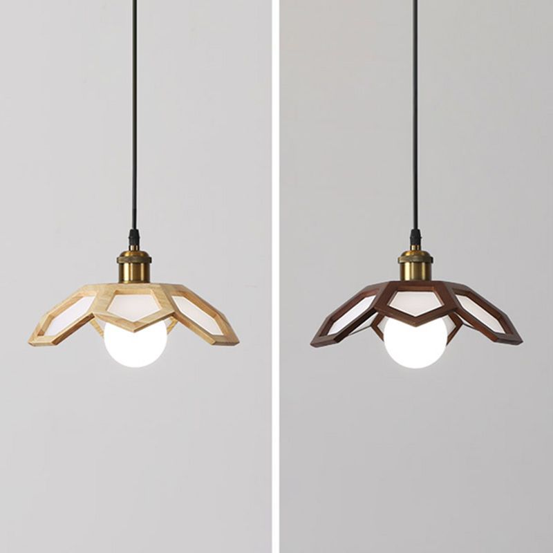 Modern Flower Pendant Lighting Fixture 1-Light Restaurant Suspension Pendant Light