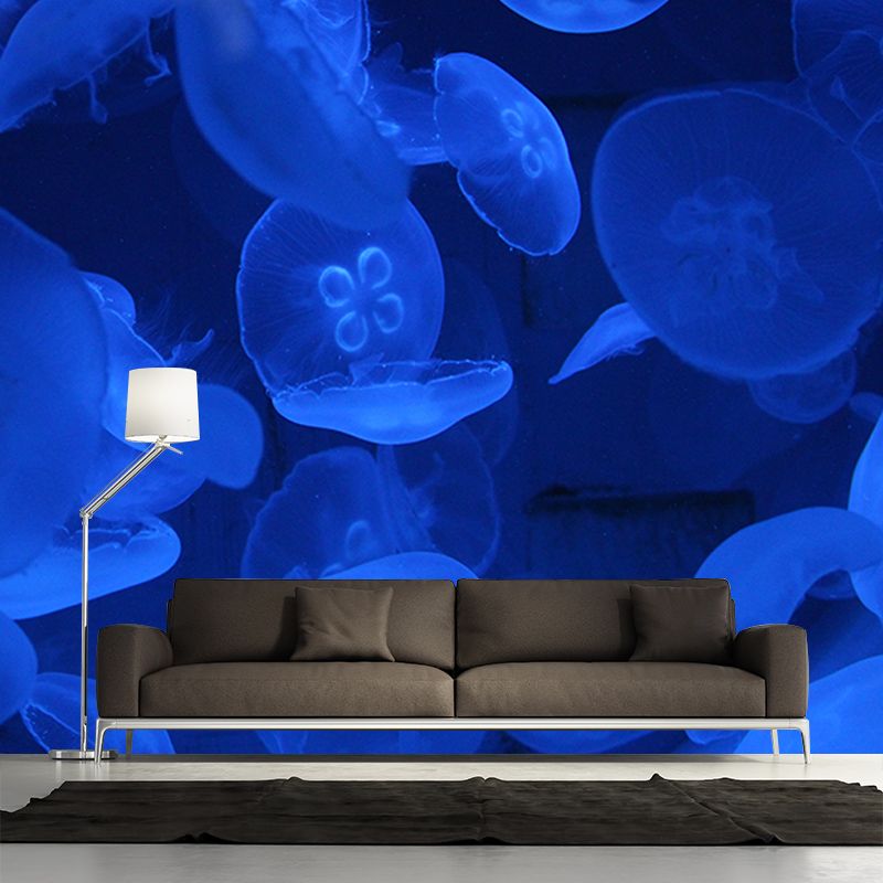 Sea Creatures Wall Mural Personalized Minimalist Wall Covering for Living Room