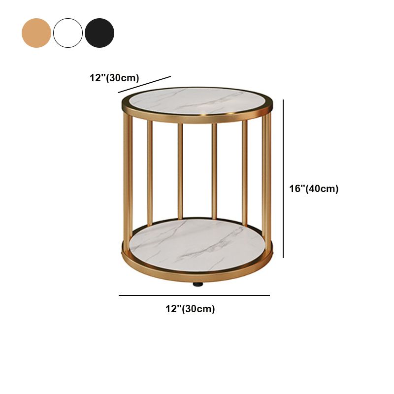 Scandinavian Metal Corner Bookshelf Open Vertical Bookshelf for Living Room