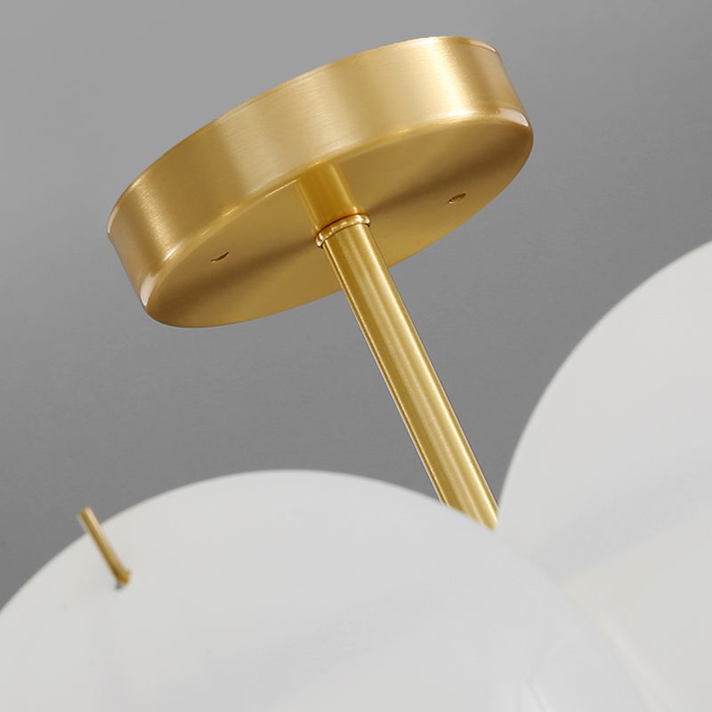 Modern Ceiling Light Creative Flush Mount Ceiling Light Fixture with Glass Shade