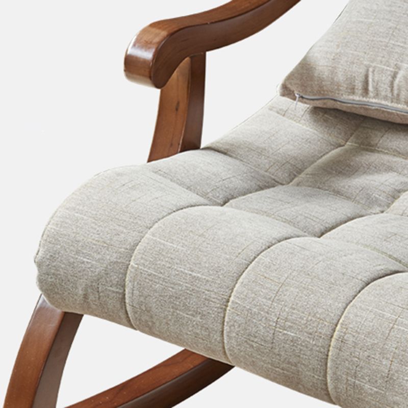 26.37" L x 49.21" W x 35.03" H Upholstered Lounge Chair Solid Wood Frame Accent Chair