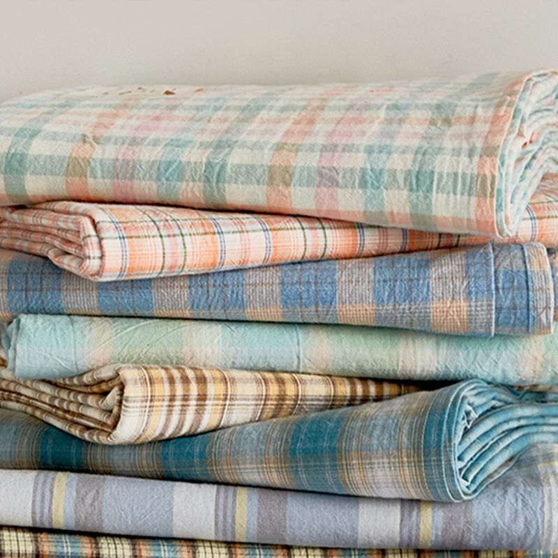 Modern Bed Sheet Set Pinstriped Elegant Fitted Sheet for Bedroom