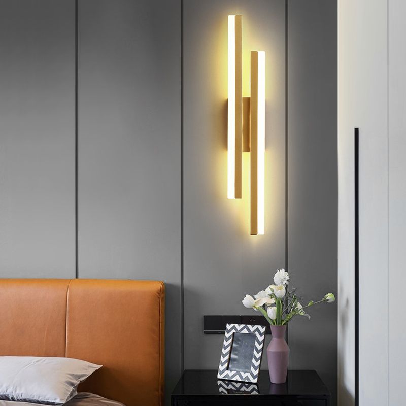 Modern Style Minimalist Wall Mount Light Metal LED Wall Light for Bedroom