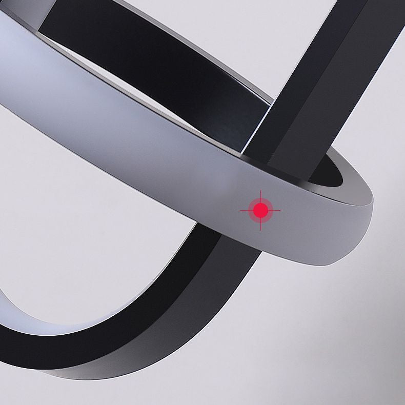 Ultramoderne ring wandbevestiging verlichting aluminium wand gemonteerd verlichtingsarmatuur voor woonkamer