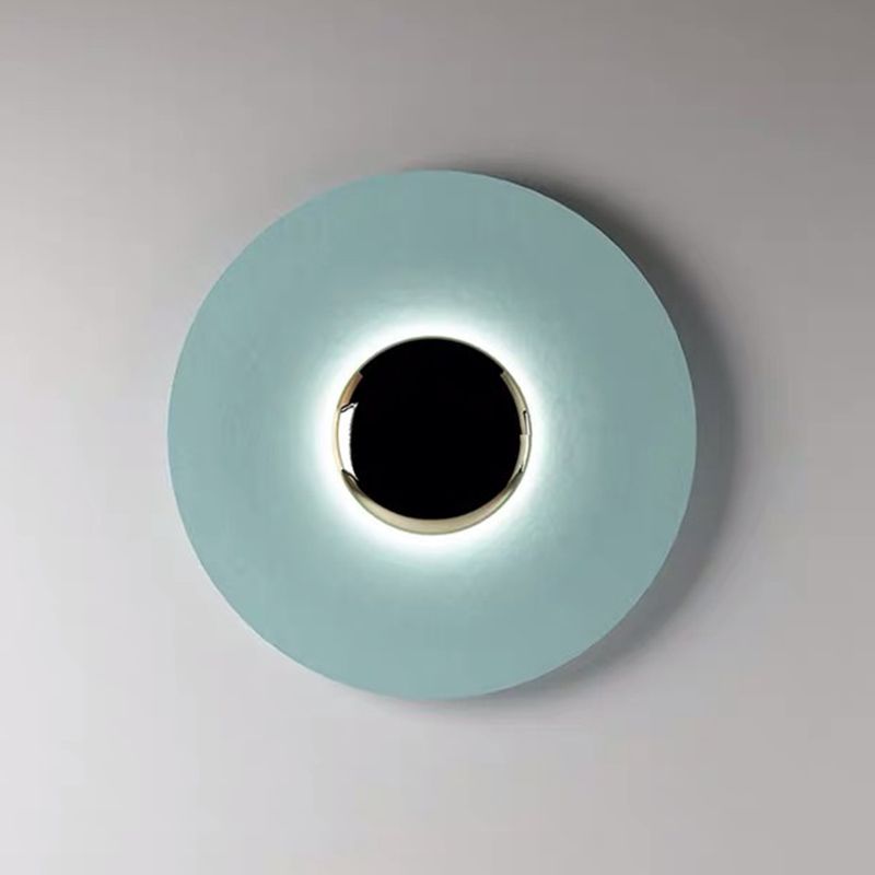 Circular Wall Light Sconces Nordic Minimalist Style Metal Sconces