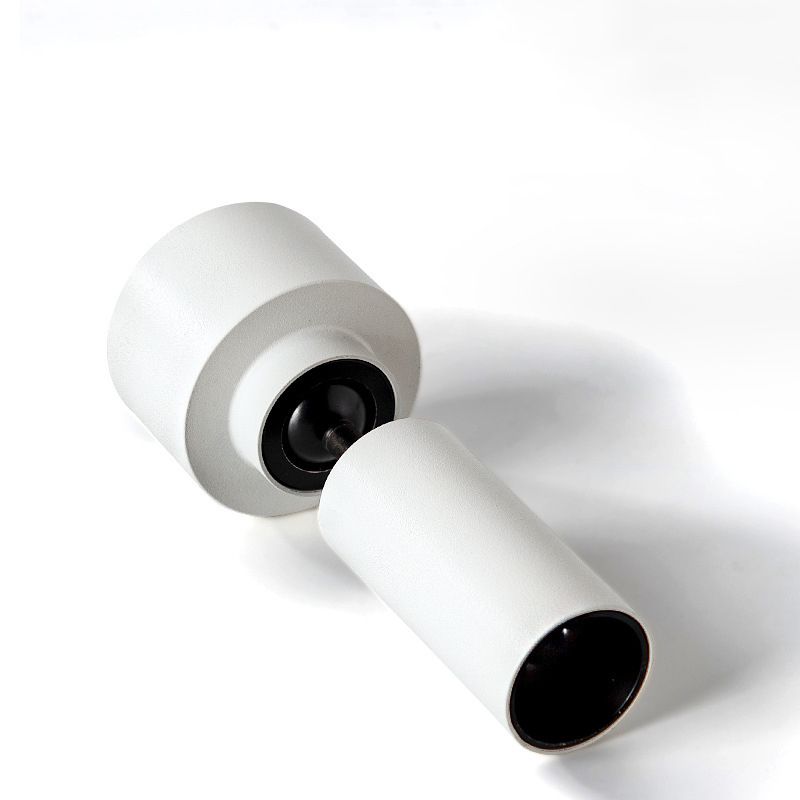 Matte weiße Röhrenförmige Downlight Nordic LED Metall Flush Deckenleuchte für Wohnzimmer