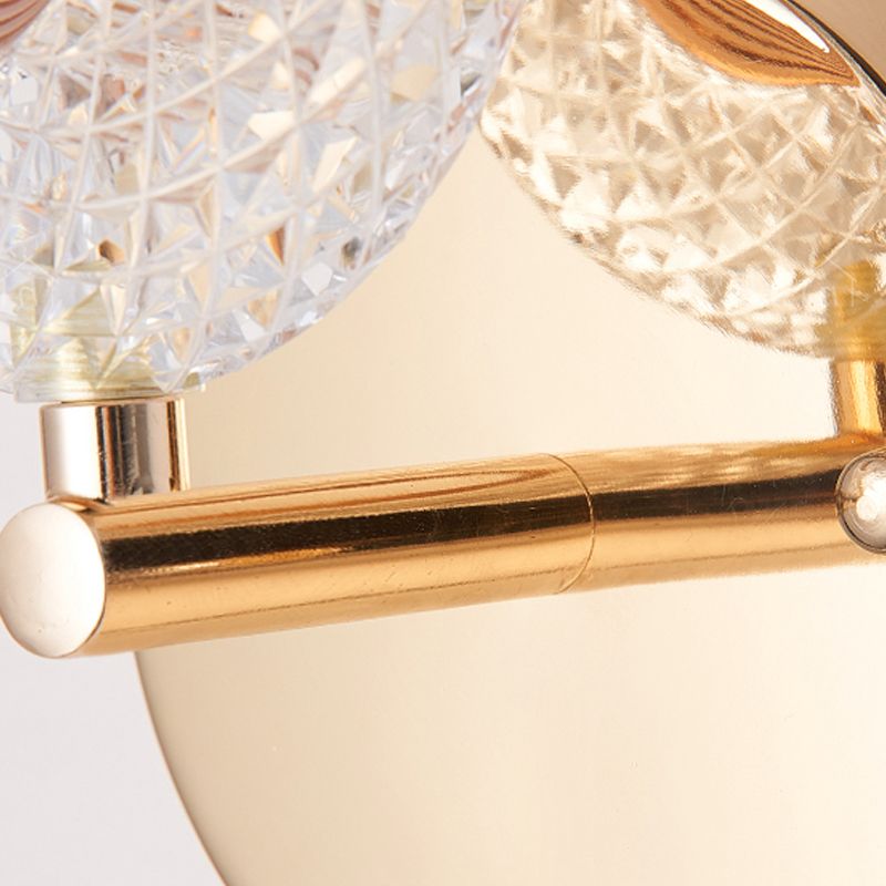 Luz lujosa LED LED LIGHT POSTMODERN METAL ORO Sala de estar Luz de la pared de la pared