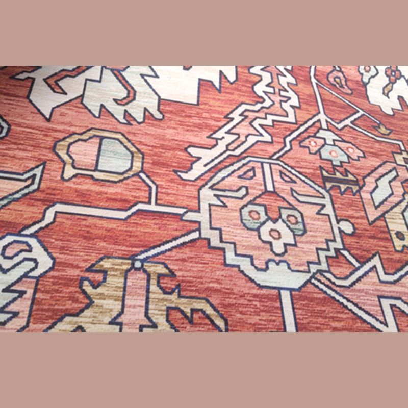 Tapis nordique en Polyester, ton blanc, bloc de couleur, pour l'intérieur, avec support antidérapant, pour la décoration de la maison