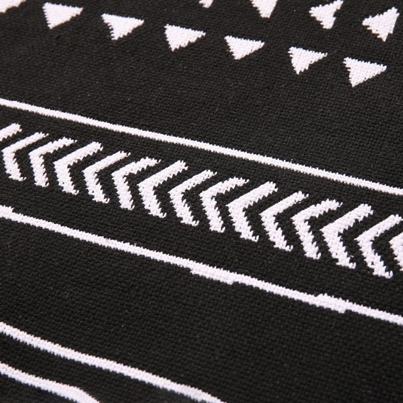 Bohemian Southwestern Print Carpet Cotton Mélangez Tapis Risqueur RÉVERSIBLE À L'INTÉRIEUR FRIANT