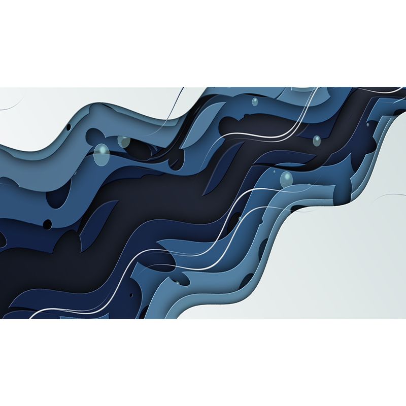 Illustration Stain Resistant Wallpaper Abstract Pattern Living Room Wall Mural