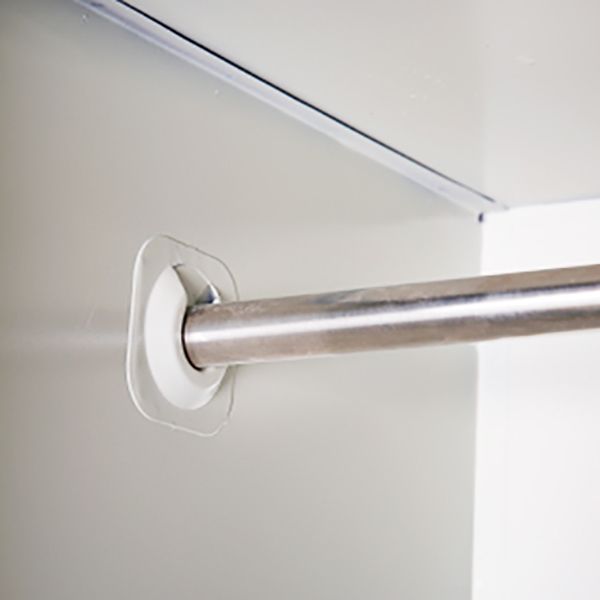 Gray Cabinet with Metal Door Modern Hinged Door Storage Cabinet for Home