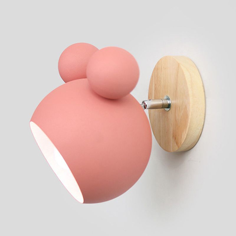 Estilo moderno Diclas de pared Nórdica Nórdica Malas de la cabeza en forma de mouse en forma de mouse para la cabeza para la cama