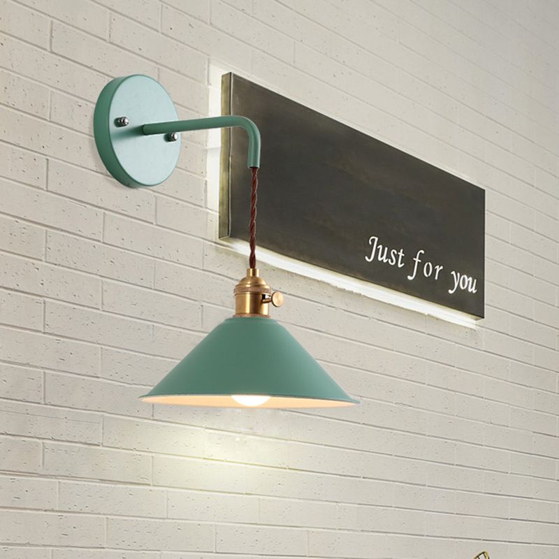 Modernism Macaron Wall Light Cone Shaded Lighting for Foyer Room