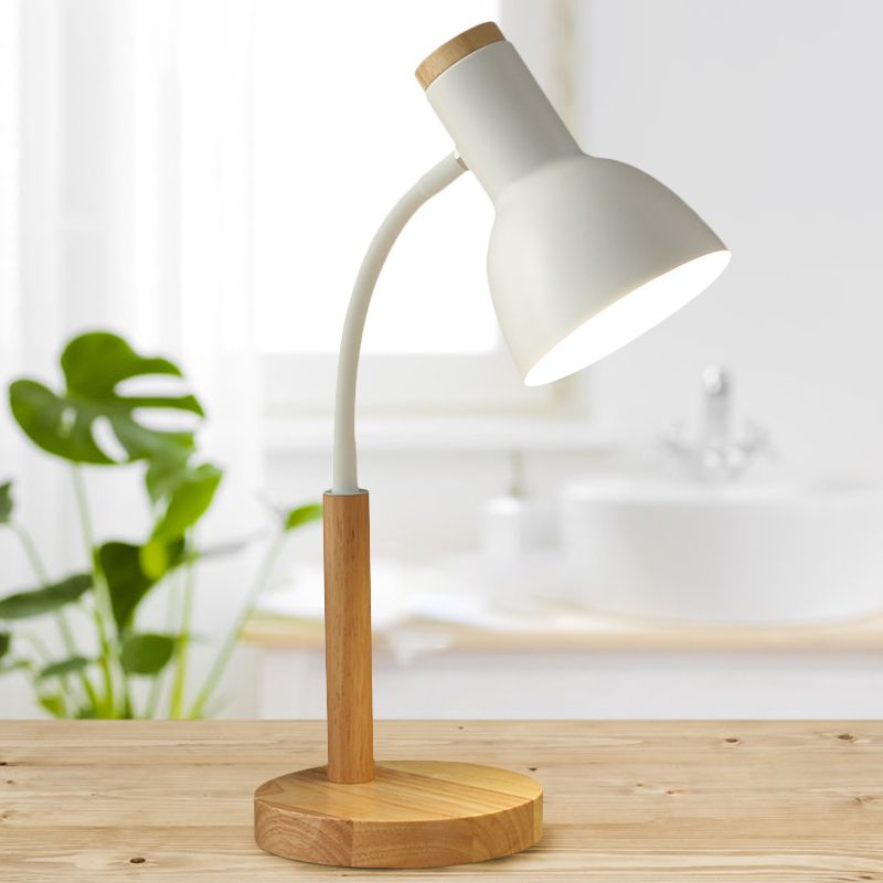 Lampe de table de nuit en métal en forme