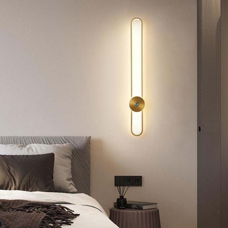 Modern Style Wall Mounted Sconce Black/Gold Wall Lights for Living Room