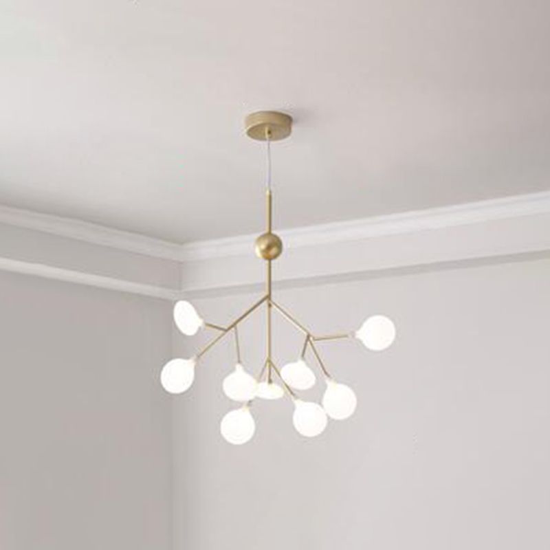 Modern Firefly Style Lampadellier leggero glassata glassata Acrilico Soggiorno Sallo Affatta lampada