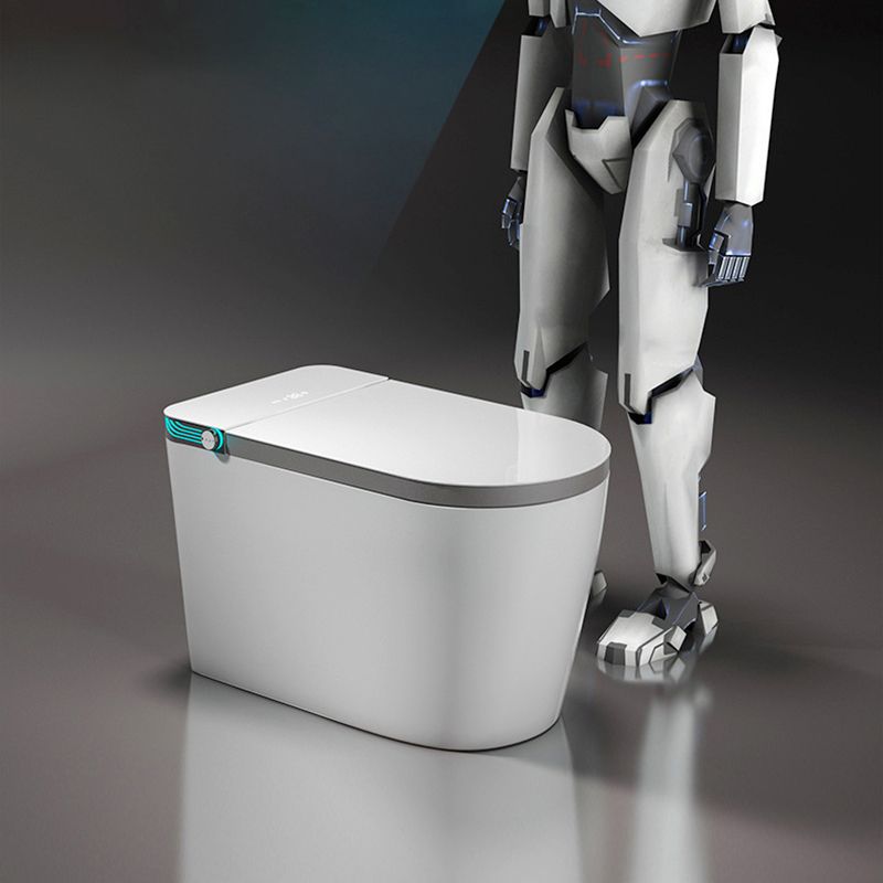 Modern Floor Mounted Toilet Bowl ABS Siphon Jet All-In-One Toilet