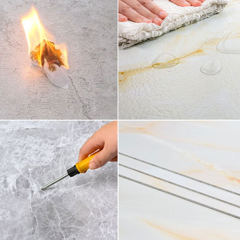 Multi-Tonal Style Vinyl Flooring Peel and Stick Stone Design Vinyl Flooring