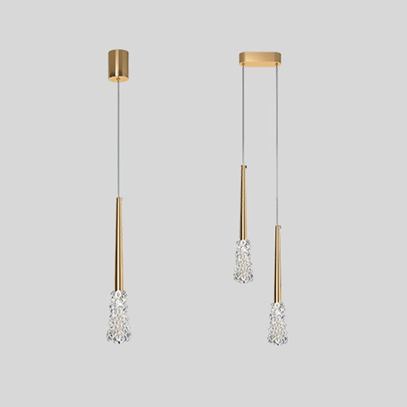 Kristall verjüngte Beleuchtung Anhänger moderne Anhänger Deckenleuchten für Schlafzimmer