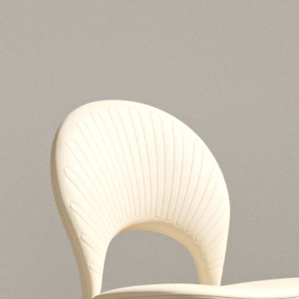 White Legs Contemporary Upholstered Dining Room Chair for Home